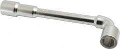 Facom - 9/16", 6 Point, Satin Chrome Coated, 90 ° Offset Socket Wrench - 169mm OAL, 22.5mm Head Thickness - Caliber Tooling