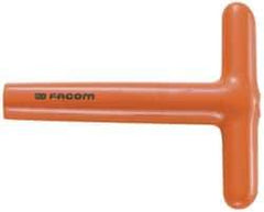 Facom - 6mm 6 Point Insulated Box Wrench - Single End, 1/2" Head Diam, 5-11/16" OAL, Steel - Caliber Tooling