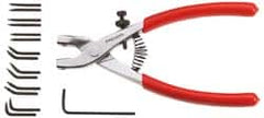 Facom - 200mm OAL, Cushion Grip Smooth Retaining Ring Pliers - Features Interchangeable Tips - Caliber Tooling