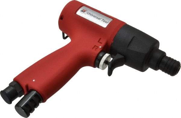 Universal Tool - 1/4" Drive, 10,000 RPM, 10 to 75 Ft/Lb Torque Impact Wrench - Pistol Grip Handle, 1,700 IPM, 5 CFM, 90 psi, 1/4" NPT Inlet - Caliber Tooling