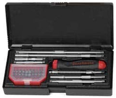 GearWrench - 39 Piece, Screwdriver Bit Set - #0, 1, 2 & 3 Phillips, 3 to 8mm & 1/8 to 5/16" Hex, T8 to T40 Torx, 4, 5.5, 6.5mm, 5/32, 7/32, 1/4" Slotted - Caliber Tooling