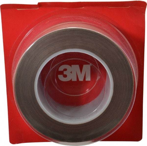 3M - 36 Yd Long x 2" Wide, Series 5453, Brown Silicone Glass Cloth/PTFE Tape - 8.2 mil Thick, 175 Lb/In Tensile Strength - Caliber Tooling