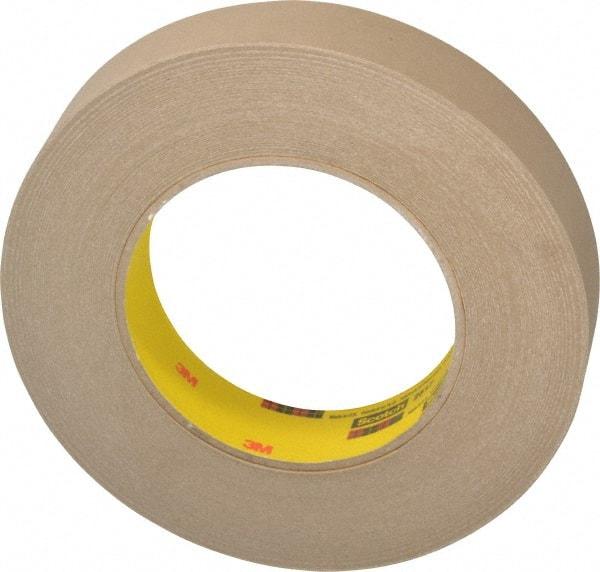 3M - 1" Wide x 60 Yd Long Brown Paper Masking Tape - Series 2517, 6.5 mil Thick, 35 In/Lb Tensile Strength - Caliber Tooling