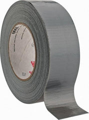 3M - 2" x 55m Silver Duct Tape - 8.1 mil, Rubber Adhesive, Polyethylene Film Backing, 32 Lb/ln Tensile Strength, 200°F Max, Series 3900 - Caliber Tooling