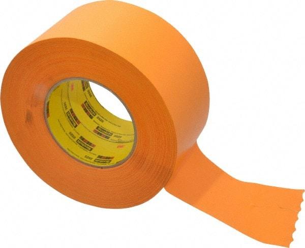 3M - 3" Wide x 60 Yd Long Orange Paper Masking Tape - Series 2525, 9.5 mil Thick, 49 In/Lb Tensile Strength - Caliber Tooling