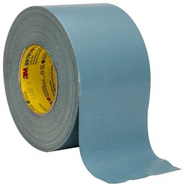 3M - 4" x 55m Blue Duct Tape - 12.1 mil, Rubber Adhesive, Polyethylene Film Backing, 36 Lb/ln Tensile Strength, 200°F Max, Series 8979N - Caliber Tooling