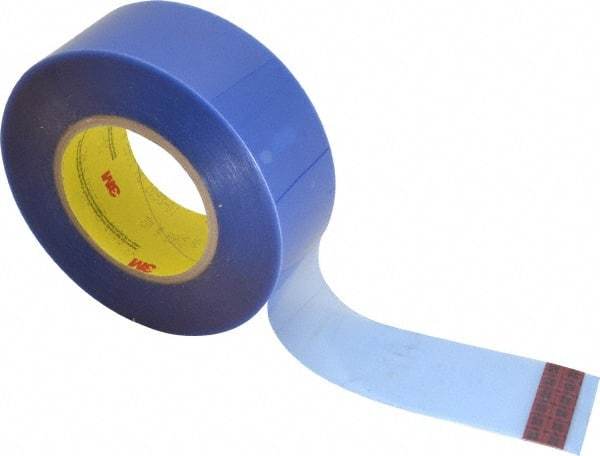 3M - 2" Wide x 72 Yd Long Blue Polyester Film Painter's Tape - Series 8905, 6.5 mil Thick, 110 In/Lb Tensile Strength - Caliber Tooling