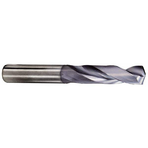 Kennametal - 11/16" 132° Spiral Flute Solid Carbide Taper Length Drill Bit - Caliber Tooling