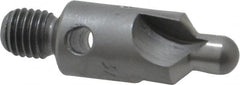 Made in USA - 2-1/2" OAL, 3/8" Head Diam, 3 Flute, 100° Incl Angle, Integral Pilot, Adjustable Stop Countersink - Caliber Tooling