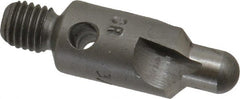 Made in USA - 2-1/2" OAL, 3/8" Head Diam, 3 Flute, 100° Incl Angle, Integral Pilot, Adjustable Stop Countersink - Caliber Tooling