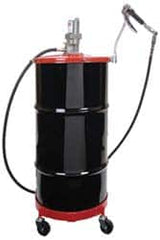 Lincoln - Grease Lubrication 5 Cu In/min Flow Aluminum Air-Operated Pump - For 120 Lb Container - Caliber Tooling