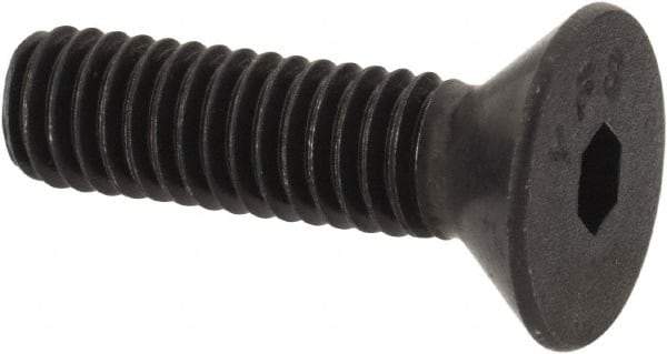 Value Collection - #8-36 UNF Hex Socket Drive, 82° Flat Screw - Alloy Steel, Black Oxide Finish, Fully Threaded, 5/8" OAL - Caliber Tooling