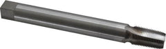 Interstate - 3/8-18 NPT, 4 Flute, Plug Chamfer, Bright Finish, High Speed Steel, Extension Pipe Tap - 6" OAL, 0.7" Shank Diam, 1-1/16" Thread Length, 17/32" Square Size - Caliber Tooling