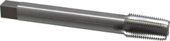 Interstate - 1/2-14 NPT, 4 Flute, Plug Chamfer, Bright Finish, High Speed Steel, Extension Pipe Tap - 6" OAL, 11/16" Shank Diam, 1-3/8" Thread Length, 0.515" Square Size - Exact Industrial Supply