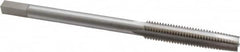 Interstate - 9/16-12 UNC, 4 Flutes, Bright Finish, High Speed Steel, Nut Tap - 7-1/2" Overall Length, 2-3/4" Thread Length - Caliber Tooling