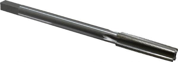 Interstate - 5/8-18 UNF, 4 Flutes, Bright Finish, High Speed Steel, Nut Tap - 8" Overall Length, 2-1/4" Thread Length - Exact Industrial Supply