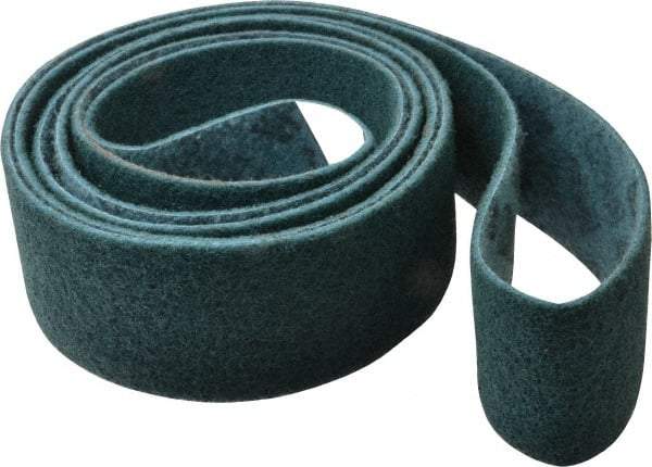 3M - 3" Wide x 132" OAL, Talc Abrasive Belt - Talc, Nonwoven, Series SC-BL - Caliber Tooling