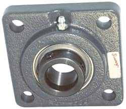 Browning - 1-3/16" ID, 4-1/4" OAL x 4-1/4" OAH 4-Bolt Flange - 2,567 Lb Static Cap, 4,381 Lb Dyn Cap, 3-1/4" Btw Mnt Hole Ctrs, Cast Iron - Caliber Tooling