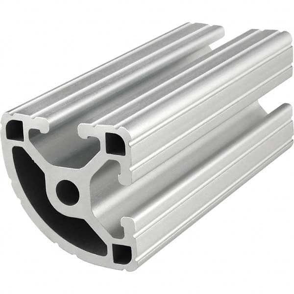 80/20 Inc. - 1-1/2" Wide x 1-1/2" High x 145" Long Open Shelving Round Extrusion Bar - Caliber Tooling