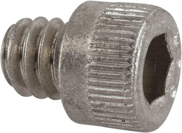 Value Collection - 1/4-20 UNC Hex Socket Drive, Socket Cap Screw - Grade 18-8 & Austenitic A2 Stainless Steel, Uncoated, Fully Threaded, 1/4" Length Under Head - Caliber Tooling