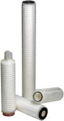 Parker - 2-1/2" OD, 1µ, Polypropylene Absolute Rated-Pleated-Melt Blown Cartridge Filter - 10" Long - Caliber Tooling