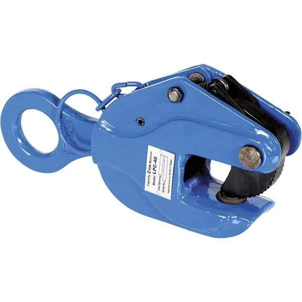 Vestil - 4,000 Lbs. Load Capacity Positive Locking Plate Clamp - 1.1 Inch Max Thickness, 2.88 Inch Throat Depth and 2.2 Inch Bale Opening - Caliber Tooling