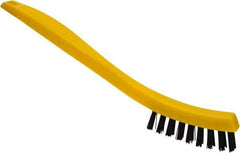 Rubbermaid - 0.6" Bristle Length, Polypropylene Scrub Brush - 8-1/2" OAL, Black, Plastic Block - Caliber Tooling