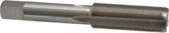 Interstate - 9/16-32 UNS 3B 4 Flute Bright Finish High Speed Steel Straight Flute Standard Hand Tap - Bottoming, Right Hand Thread, 3-19/32" OAL, H3 Limit, Oversize - Exact Industrial Supply