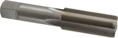 Interstate - 15/16-20 UNEF 3B 4 Flute Bright Finish High Speed Steel Straight Flute Standard Hand Tap - Bottoming, Right Hand Thread, 4-29/32" OAL, H4 Limit, Oversize - Exact Industrial Supply