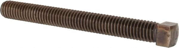 Value Collection - 3/8-16 UNC, 3-1/2" Length Under Head, Cup Point Set Screw - Grade 2 Alloy Steel - Caliber Tooling