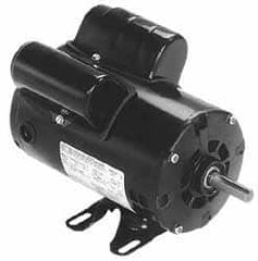 Marathon Electric - 5 Max hp, 3,450 Max RPM, Electric AC DC Motor - 230 V Input, Single Phase, 56H Frame, 0.62" Shaft Diam - Caliber Tooling