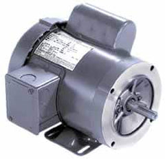 Marathon Electric - 1 Max hp, 1,725 Max RPM, Electric AC DC Motor - 115/208-230 V Input, Single Phase, 56HC Frame, 0.62" Shaft Diam - Caliber Tooling