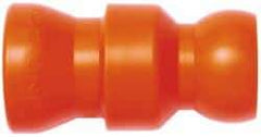 Loc-Line - 10 Piece, 1/2" ID Coolant Hose In-Line Valve - Female to Ball Connection, Acetal Copolymer Body, Unthreaded, Use with Loc-Line Modular Hose Systems - Caliber Tooling