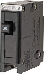 Eaton Cutler-Hammer - 30 Amp, 120/240 VAC, 24 VDC, 48 VDC, 80 VDC, 1 Pole, Plug In Miniature Circuit Breaker - Thermal Magnetic Trip, 14-4 AWG, 2-3/8 Inch Deep x 2-15/16 Inch High x 1 Inch Wide - Caliber Tooling