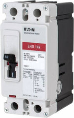 Eaton Cutler-Hammer - 50 Amp, 250 VDC, 480 VAC, 2 Pole, Molded Case Circuit Breaker - Thermal Magnetic Trip, Multiple Breaking Capacity Ratings, 14-1/0 AWG, 3-3/8 Inch Deep x 6 Inch High x 2-3/4 Inch Wide - Caliber Tooling