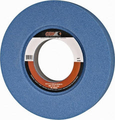 Camel Grinding Wheels - 14" Diam x 5" Hole x 2" Thick, J Hardness, 46 Grit Surface Grinding Wheel - Aluminum Oxide, Type 7, Coarse Grade, 1,910 Max RPM, Vitrified Bond, Two-Side Recess - Caliber Tooling