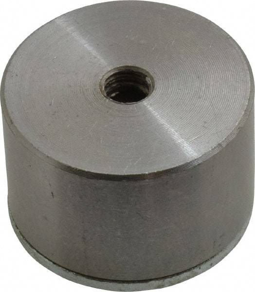 Eclipse - 1-1/4" Diam, 1/4-20 Thread, 7.5 Lb Average Pull Force, Alnico Pot Magnets - 220°C Max Operating Temp, 3/4" High - Caliber Tooling