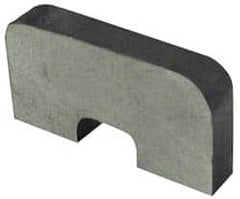 Eclipse - 3/16" Channel Width, 3/16" Long, 1/2 Lb Max Pull Force, Horseshoe Alnico Channel Magnet - 1/2" Overall Width, 1,022°F Max Operating Temp, 5/16" High - Caliber Tooling