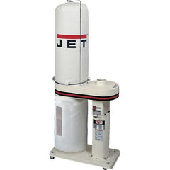 Jet - 30µm, 115/230 Volt Portable Dust Collector - 32" Long x 15-1/2" Deep x 57" High, 4" Connection Diam, 650 CFM Air Flow, 8-1/2" Static Pressure Water Level - Caliber Tooling