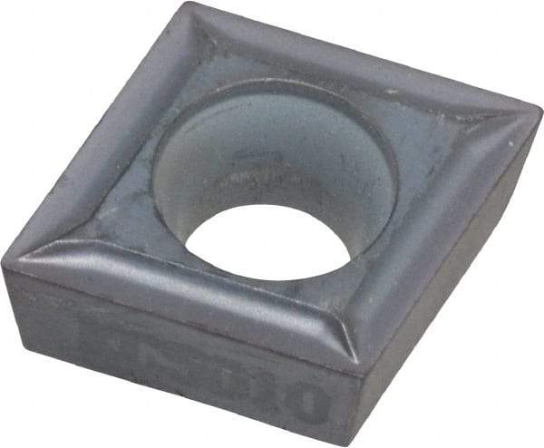 Kennametal - CCMT32.50.5 LF Grade KC5010 Carbide Turning Insert - TiAlN Finish, 80° Diamond, 3/8" Inscr Circle, 5/32" Thick, 0.0079" Corner Radius - Caliber Tooling