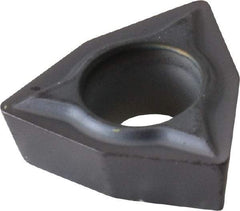 Kennametal - WPMT21.51 LF Grade KC5010 Carbide Turning Insert - TiAlN Finish, 80° Trigon, 1/4" Inscr Circle, 3/32" Thick, 1/64" Corner Radius - Caliber Tooling