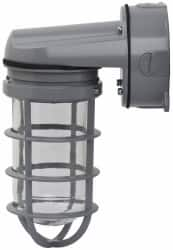 Cooper Crouse-Hinds - 120 Volt, 100 Watt, Incandescent Hazardous Location Light Fixture - Vaporproof, Corrosion & Heat Resistant, Aluminum Housing, 7" Long x 4-1/4" Wide x 9-1/2" High - Caliber Tooling