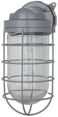 Cooper Crouse-Hinds - 120 Volt, 200 Watt, Incandescent Hazardous Location Light Fixture - Vaporproof, Corrosion & Heat Resistant, Aluminum Housing, 6-3/8" Long x 5-1/2" Wide x 12-1/2" High - Caliber Tooling