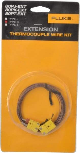 Fluke - Electrical Test Equipment Extension Wire Kit - Use with K-Type Thermometers - Caliber Tooling