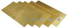 Precision Brand - 12 Piece, 0.001 to 0.015 Inch Thickness, Brass Shim Stock Sheet Assortment - 12 Inch Long x 6 Inch Wide - Caliber Tooling