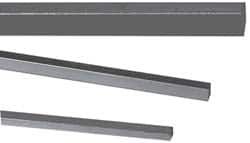 Precision Brand - 12" Long, Plain Key Stock Assortment - Low Carbon Steel - Caliber Tooling