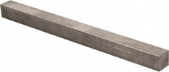 Precision Brand - 12" Long x 7/8" High x 7/8" Wide, Plain Key Stock - Low Carbon Steel - Caliber Tooling