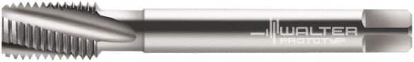 Value Collection - 5/8-11 UNC 3 Flute 2B Modified Bottoming Spiral Flute Tap - Cobalt, Bright Finish, 110mm OAL, Right Hand Flute, Right Hand Thread, Series 22460 - Exact Industrial Supply