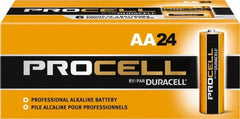 Duracell - Size AA, Alkaline, 144 Pack, Standard Battery - 1.5 Volts, Button Tab Terminal - Caliber Tooling