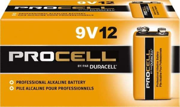 Duracell - Size 9V, Alkaline, 72 Pack, Standard Battery - 9 Volts, Snap Terminal - Caliber Tooling